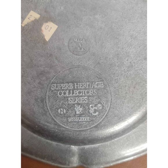 Vintage Superb Heritage Colllectors Series Battleship USS Alabama BB60 Pewter Pl - Picture 3 of 5